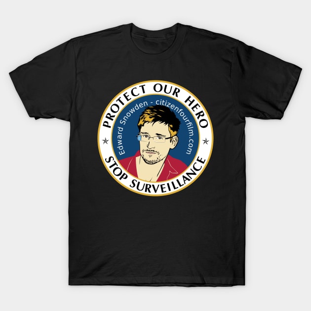 Edward Snowden T-Shirt by Soriagk